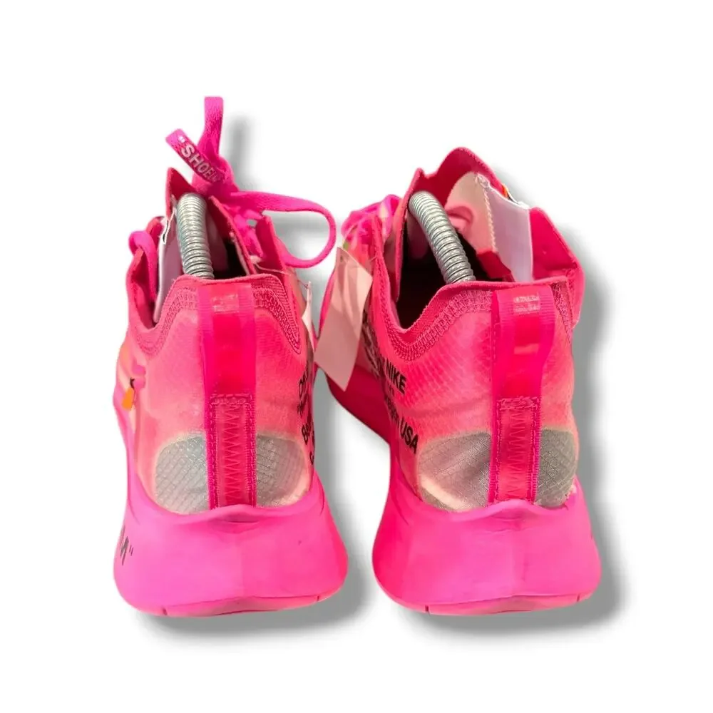 Off-White x Nike Zoom Fly SP 'Tulip Pink' | Size 10M USED (2018) AJ5488-600